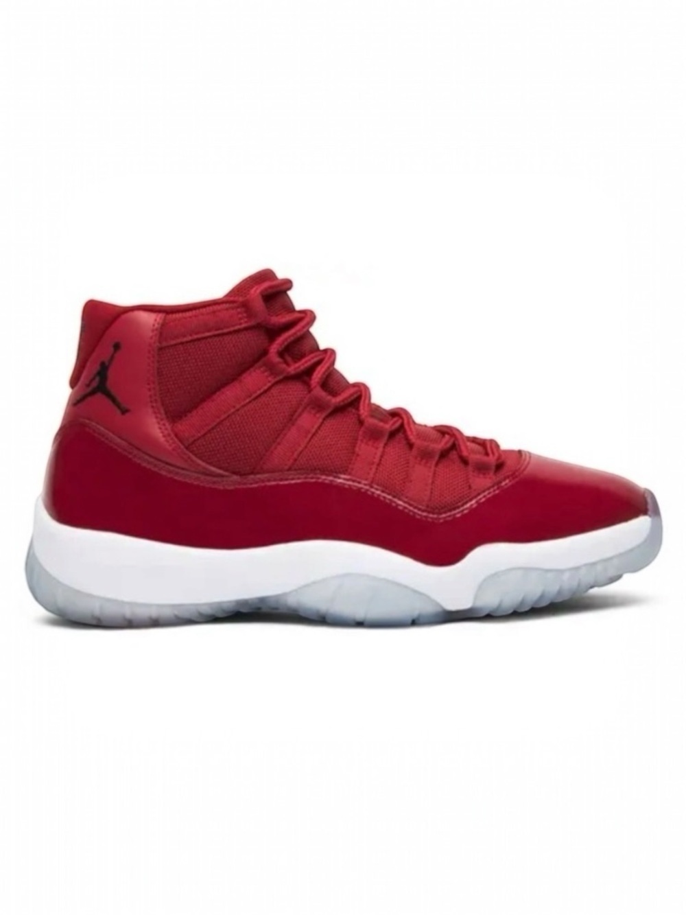 Air Jordan 11 Retro ‘Win Like 96’ Red High-Top Sneakers Basketball Size 6.5Y